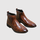 Oskar – Exkluzivní boty z krokodýlí kůže s jedinečnou texturou