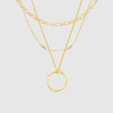 Amélie – Zlatý náhrdelník s otevřeným kruhem 'Sofie'