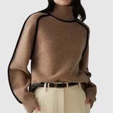 Nora – Stylový svetr s kontrastními pruhy