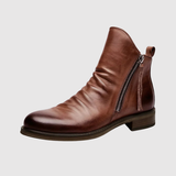 Oskar – Kožené Chelsea boty s bočním zipem