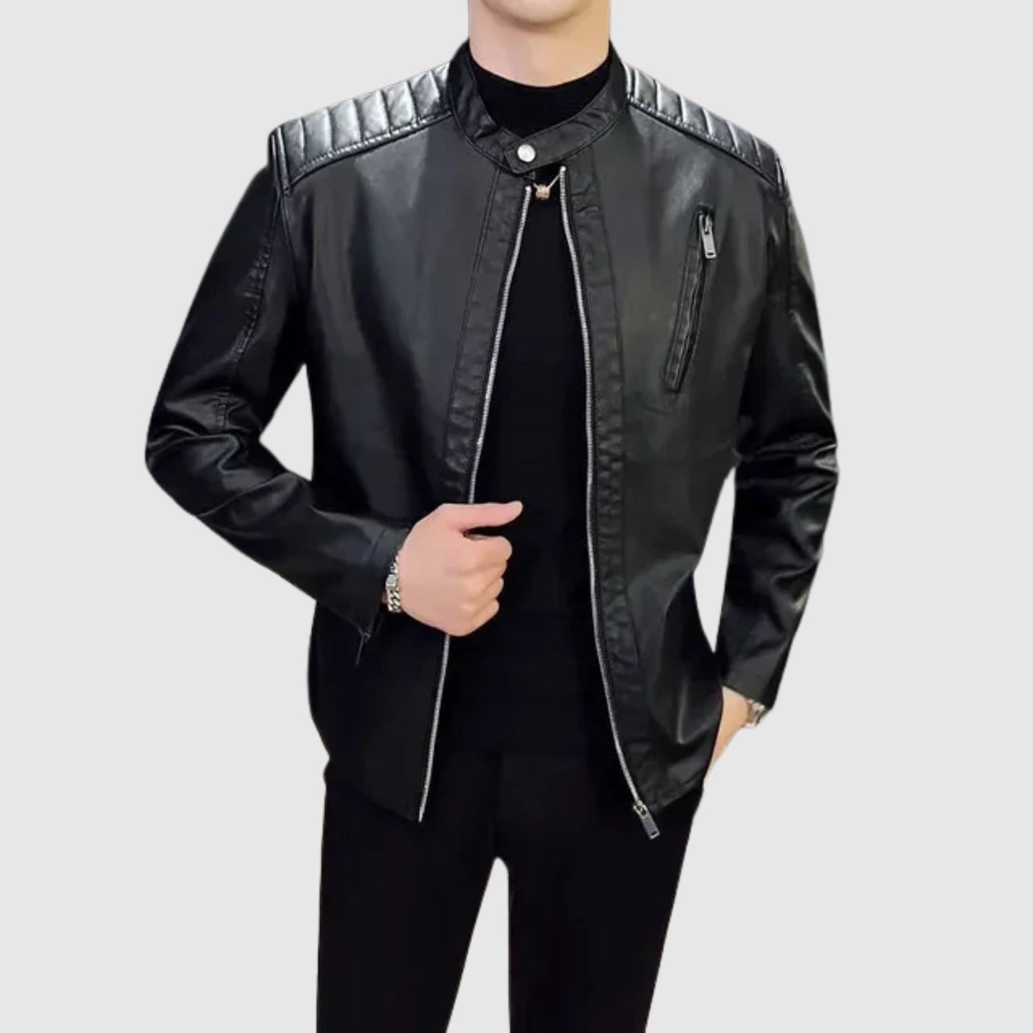 Dorian – Stylová kožená bunda s moderními detaily