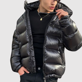 Marek - Moderní zimní péřová bunda s objemovým designem