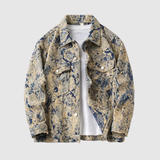 Šimon – Žakárové sako s volnou siluetou a texturovanými detaily