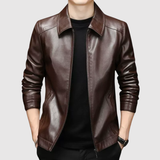 Dorian – Klasická kožená bunda s elegantním límcem