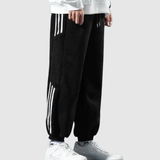 Denis - Pohodlné pánské jogger kalhoty se stylovými bočními pruhy