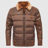 Dorian – Zimní sako s péřovým límcem a zateplením