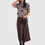 Natálie - Stylová dlouhá sukně s krajkovými detaily