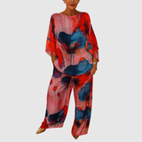 Natálie – Sada saténových textilií s akvarelovými potisky