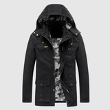 Marek – Zimní bunda s ekologickou kůží a tepelnou podšívkou