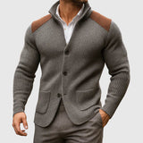 Šimon – Stylový pletený kardigan s kontrastními rameny