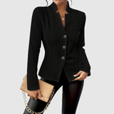 Silvie – Elegantní bolero kabát z texturovaného materiálu