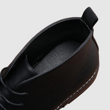 Viktor – Černé kožené pracovní obuv