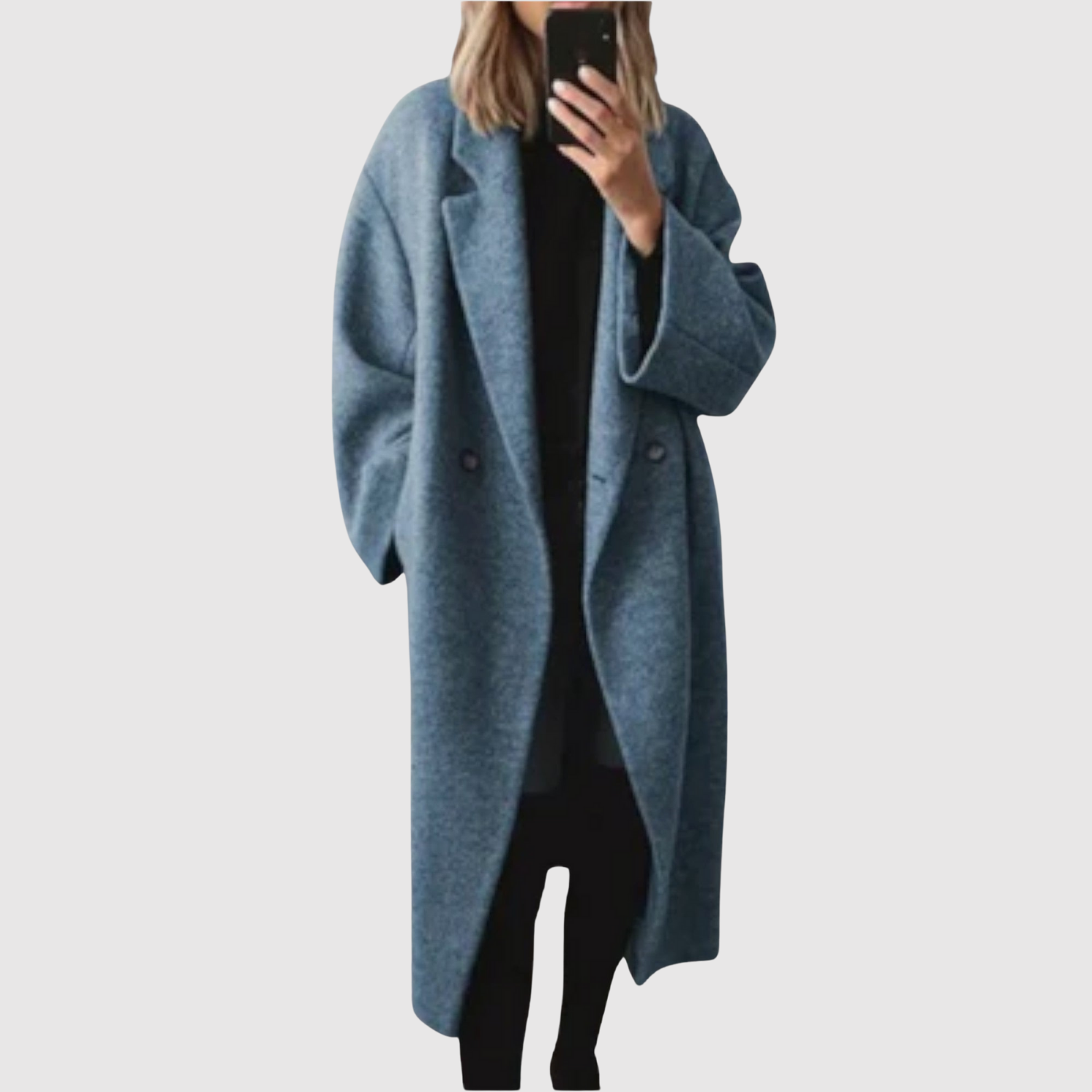 Jelena – Zimní kabát s elegantním vlněným designem