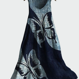 Šaty s motivem motýlů