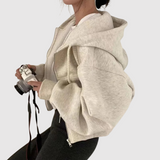 Nina – Krátká mikina s pohodlným volným střihem