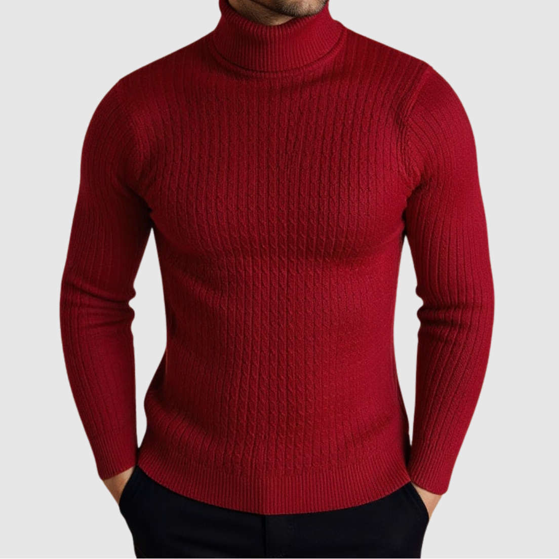 Adrian - Stylový Pulovr v Arktickém Designu