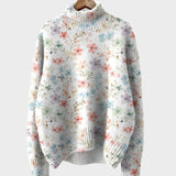 Helena - Umělecký pletený svetr s jedinečným designem