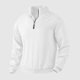 Daniel - Prémiový pletený svetr s krátkým zipem