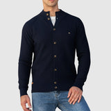 Šimon - Klasický pletený cardigan z bavlny