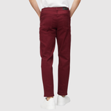 Bruno – Vínově červené džíny s klasickým střihem