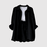 Natálie – Stylový letní set s košilí a šortkami