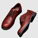 Viktor – Klasické pánské kožené boty v hnědé barvě