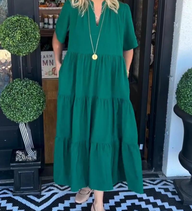 Carlota | Maxi šaty s volným střihem