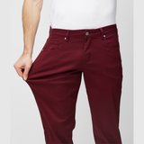 Bruno – Vínově červené džíny s klasickým střihem