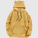 Nina - Pohodlná Mikina s Kapucí ve Tvaru Medvěda