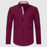 Adrian - Dlouhý rukáv s košilí a dvojitými knoflíky