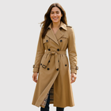 Jelena – Klasický trench coat s opaskem