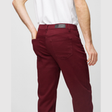 Bruno – Vínově červené džíny s klasickým střihem