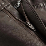 Mira – Kožené kalhoty s volným střihem