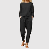 Natálie – Komfortní souprava s kalhotami a blůzou