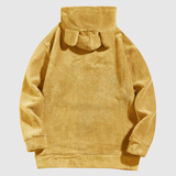 Nina - Pohodlná Mikina s Kapucí ve Tvaru Medvěda