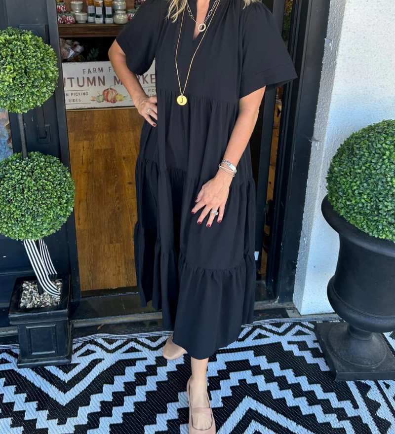 Carlota | Maxi šaty s volným střihem