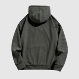 "Daniel – Mikina s širokými pruhy" can be rewritten as "Daniel – Mikina s širokými pruhy" (the title is already clear and descriptive, but if you want a variation, you could say: "Daniel – Mikina s výraznými pruhy").