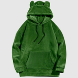 Nina - Pohodlná Mikina s Kapucí ve Tvaru Medvěda