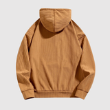 "Daniel – Mikina s širokými pruhy" can be rewritten as "Daniel – Mikina s širokými pruhy" (the title is already clear and descriptive, but if you want a variation, you could say: "Daniel – Mikina s výraznými pruhy").