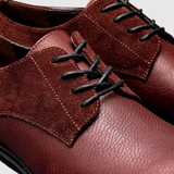 Viktor – Klasické pánské kožené boty v hnědé barvě