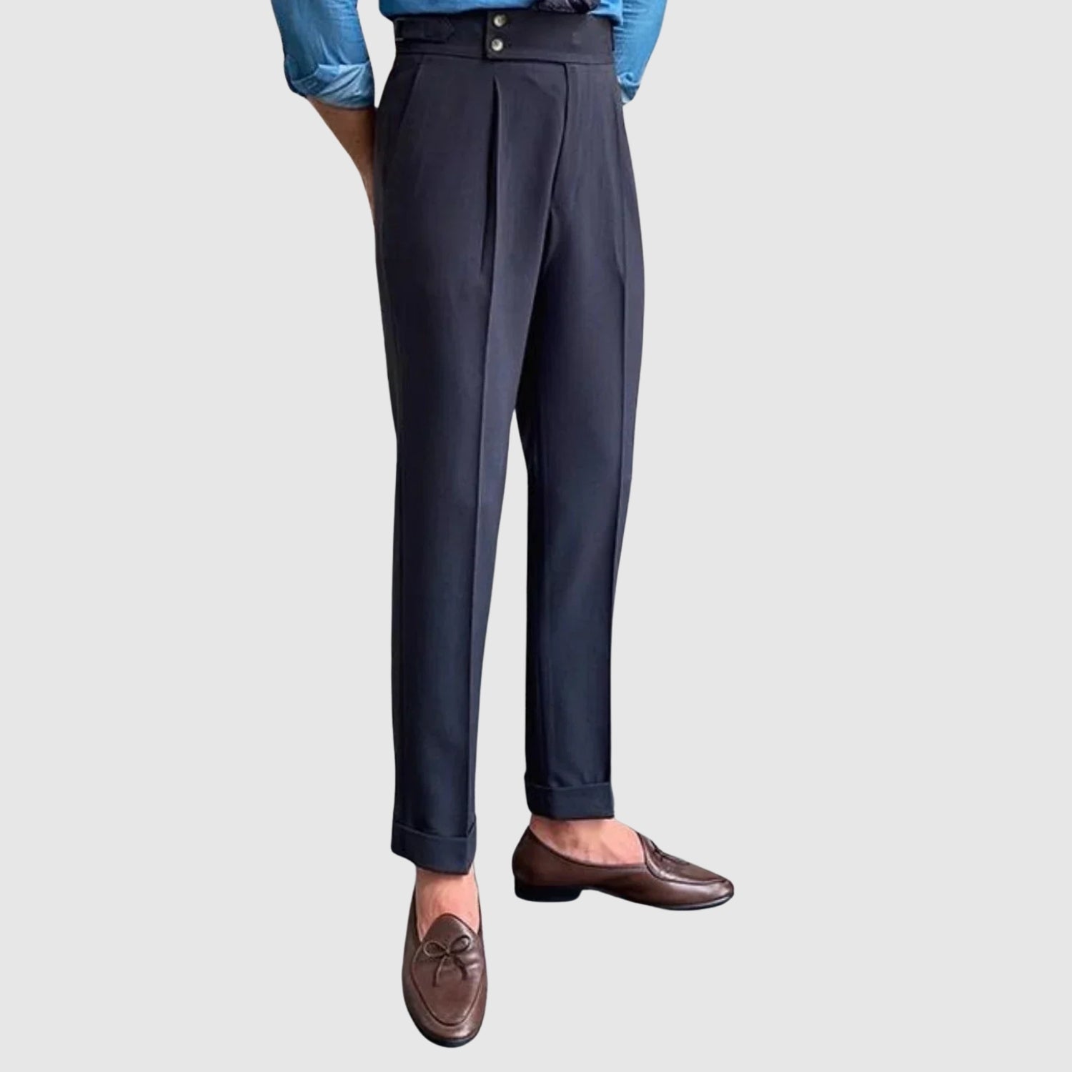 Leo - Elegantní vintage pánské kalhoty