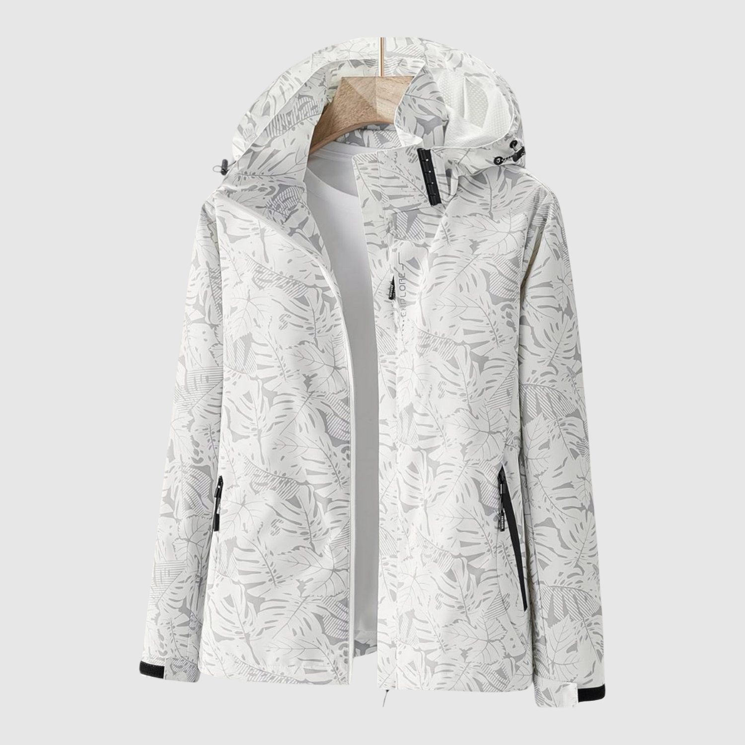 Jelena – Lehká gabardinová móda s kapucí