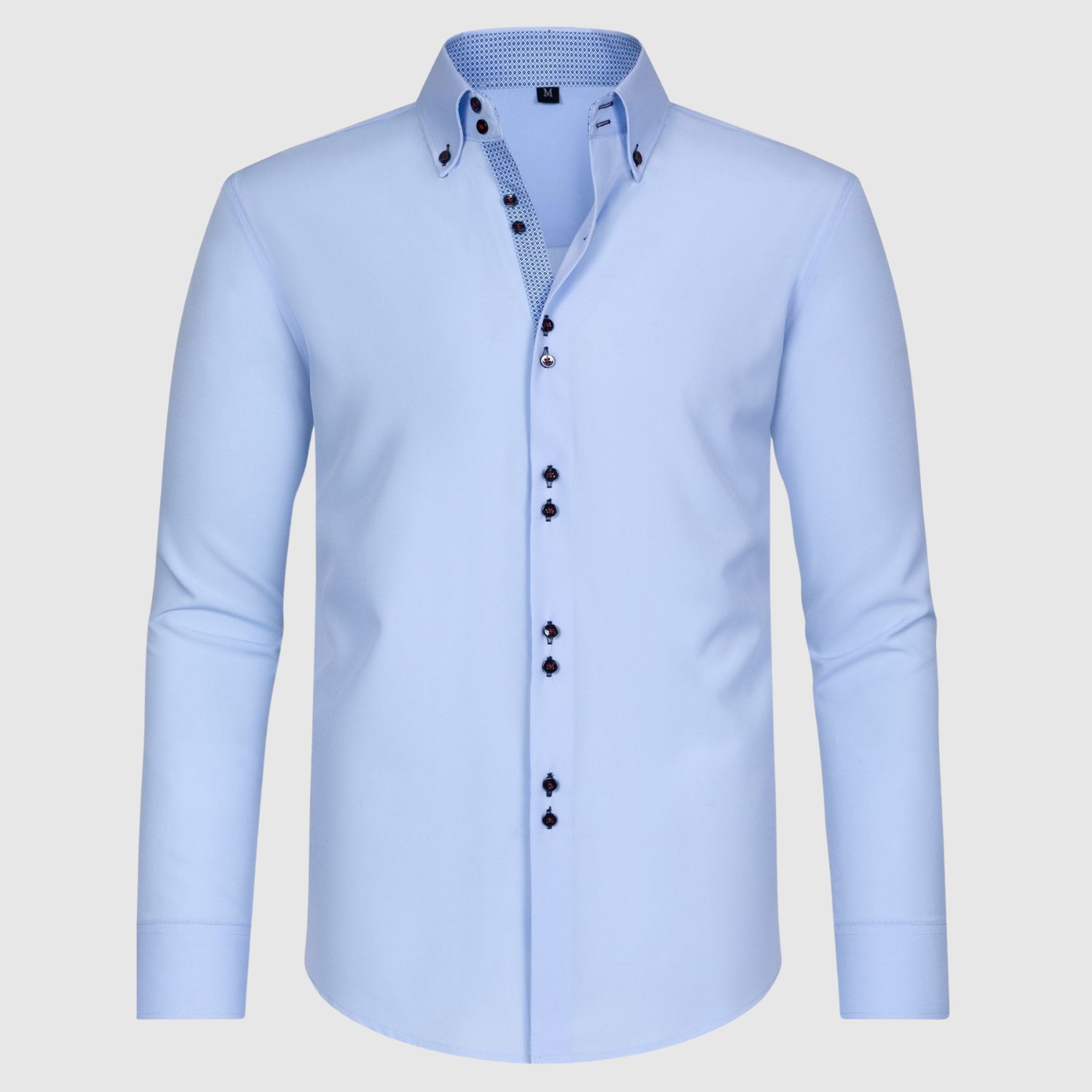 Adrian - Dlouhý rukáv s košilí a dvojitými knoflíky