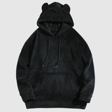 Nina - Pohodlná Mikina s Kapucí ve Tvaru Medvěda