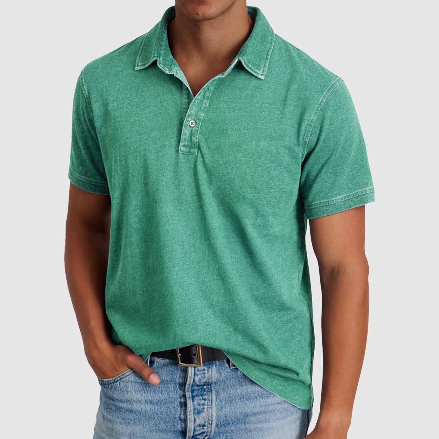 Adrian – Vintage Polo with Buttons