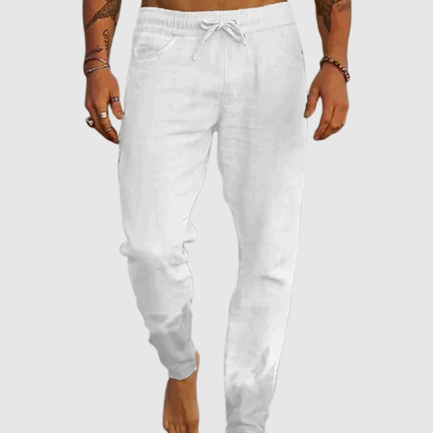 Leo - Lněné Pantalony