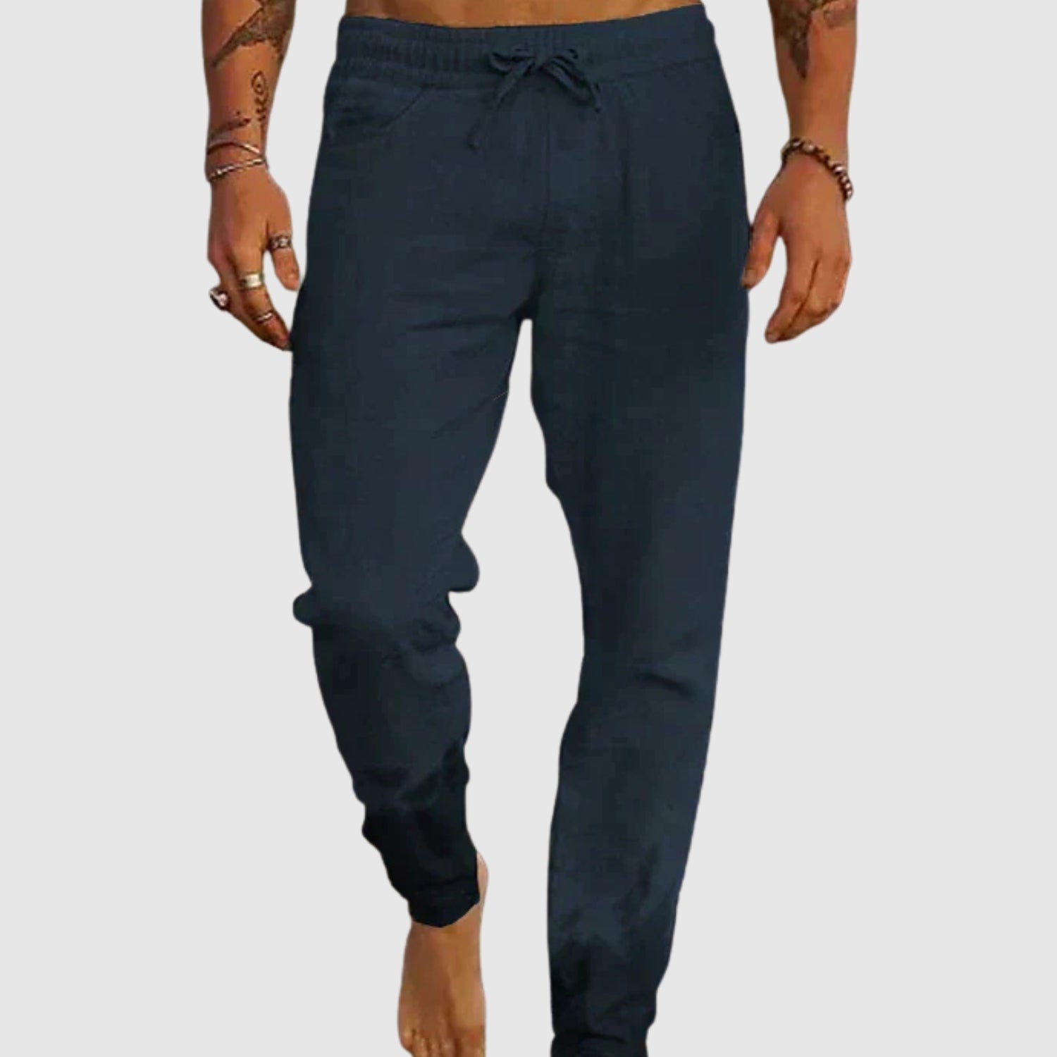 Leo - Lněné Pantalony