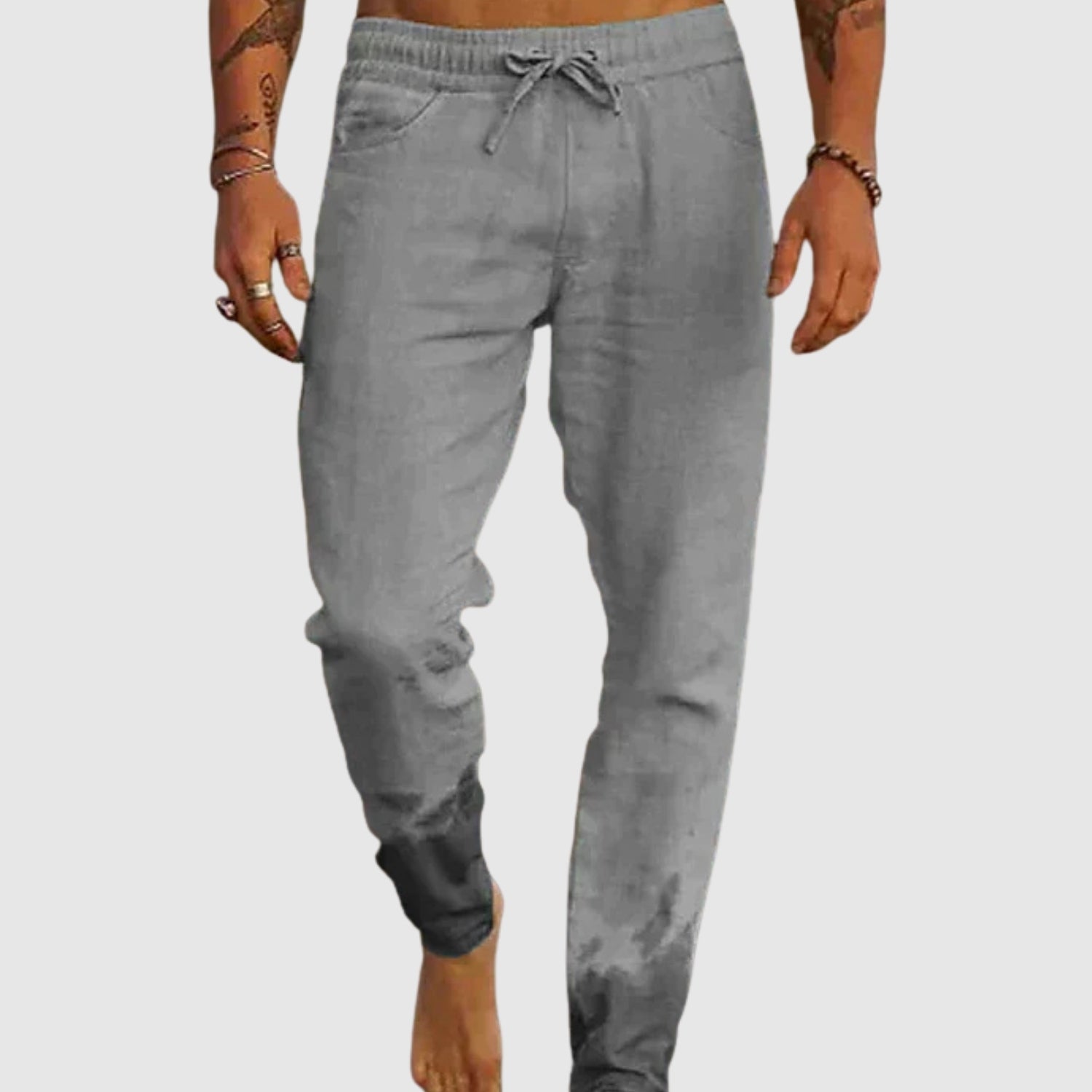 Leo - Lněné Pantalony