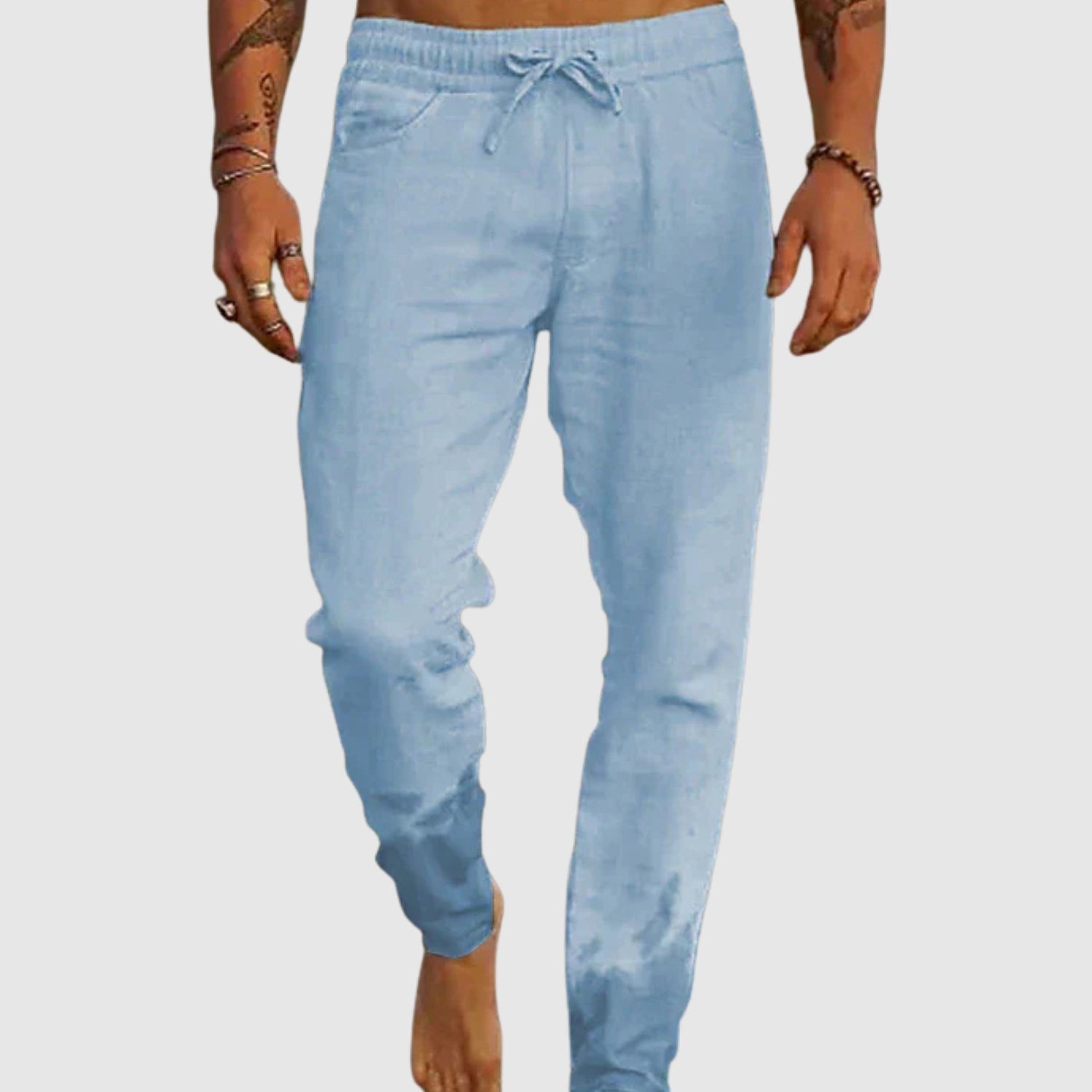 Leo - Lněné Pantalony