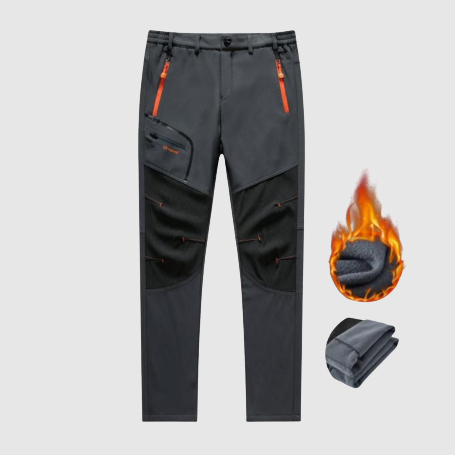 Leo - Teplé zimní turistické kalhoty